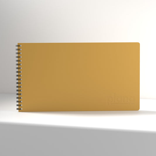 Plana Flex Paloma notebook with a spiral binding on a white background