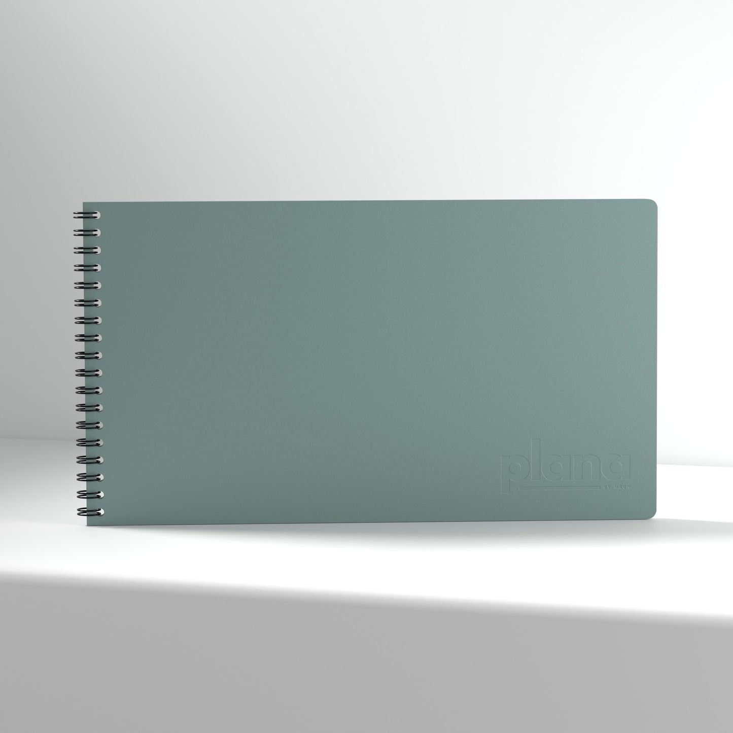Plana Classic Tide notebook with a spiral binding on a white background