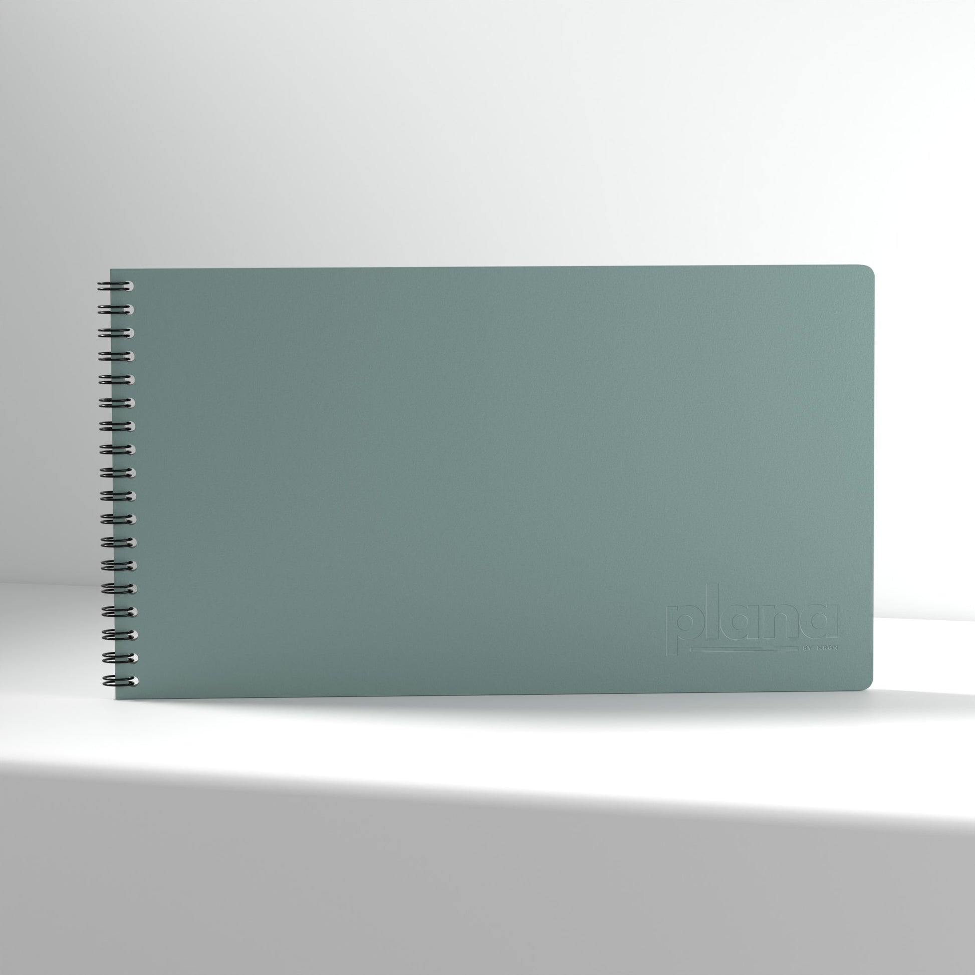 Plana Classic Tide notebook with a spiral binding on a white background