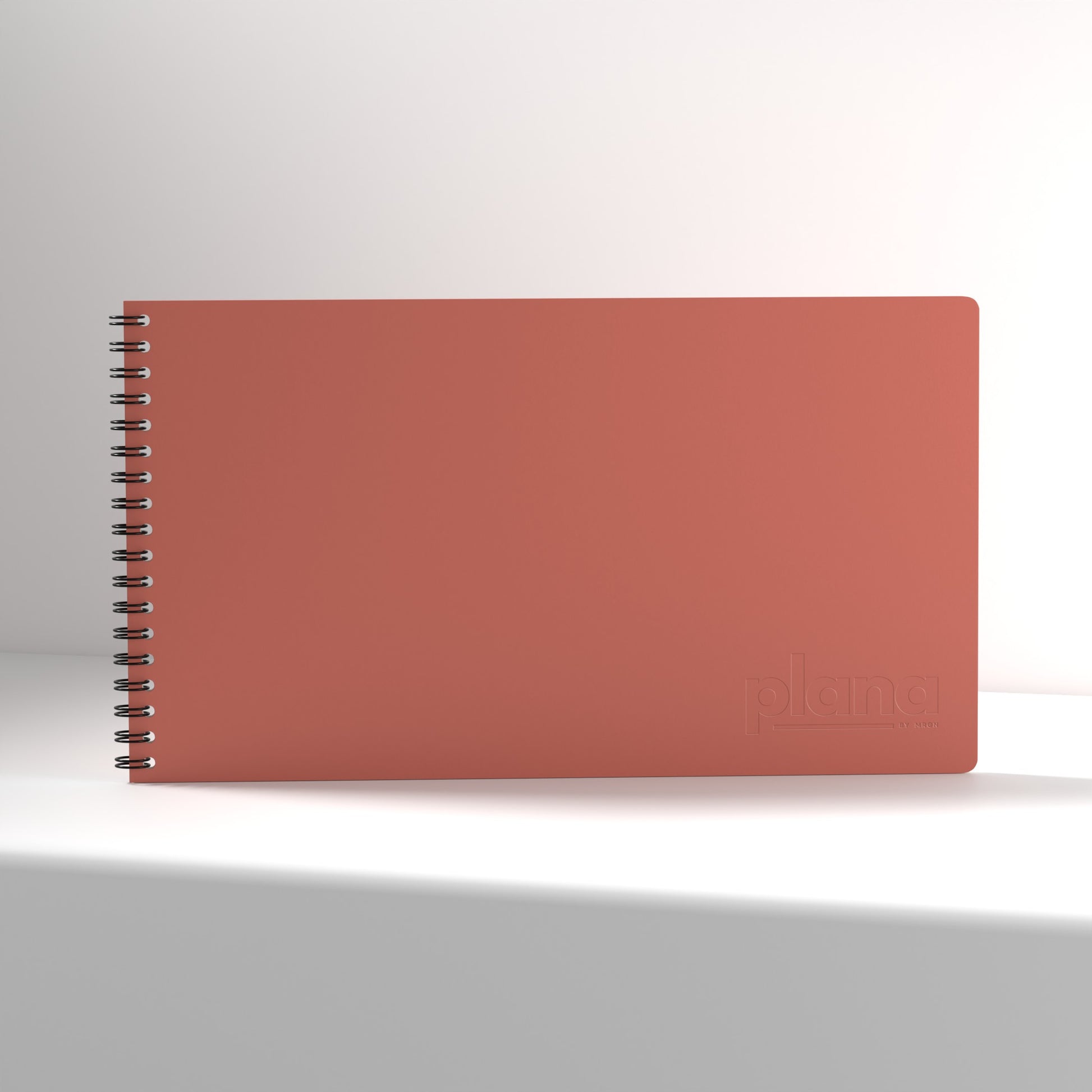 Plana Flex Watermelon notebook with a spiral binding on a white background