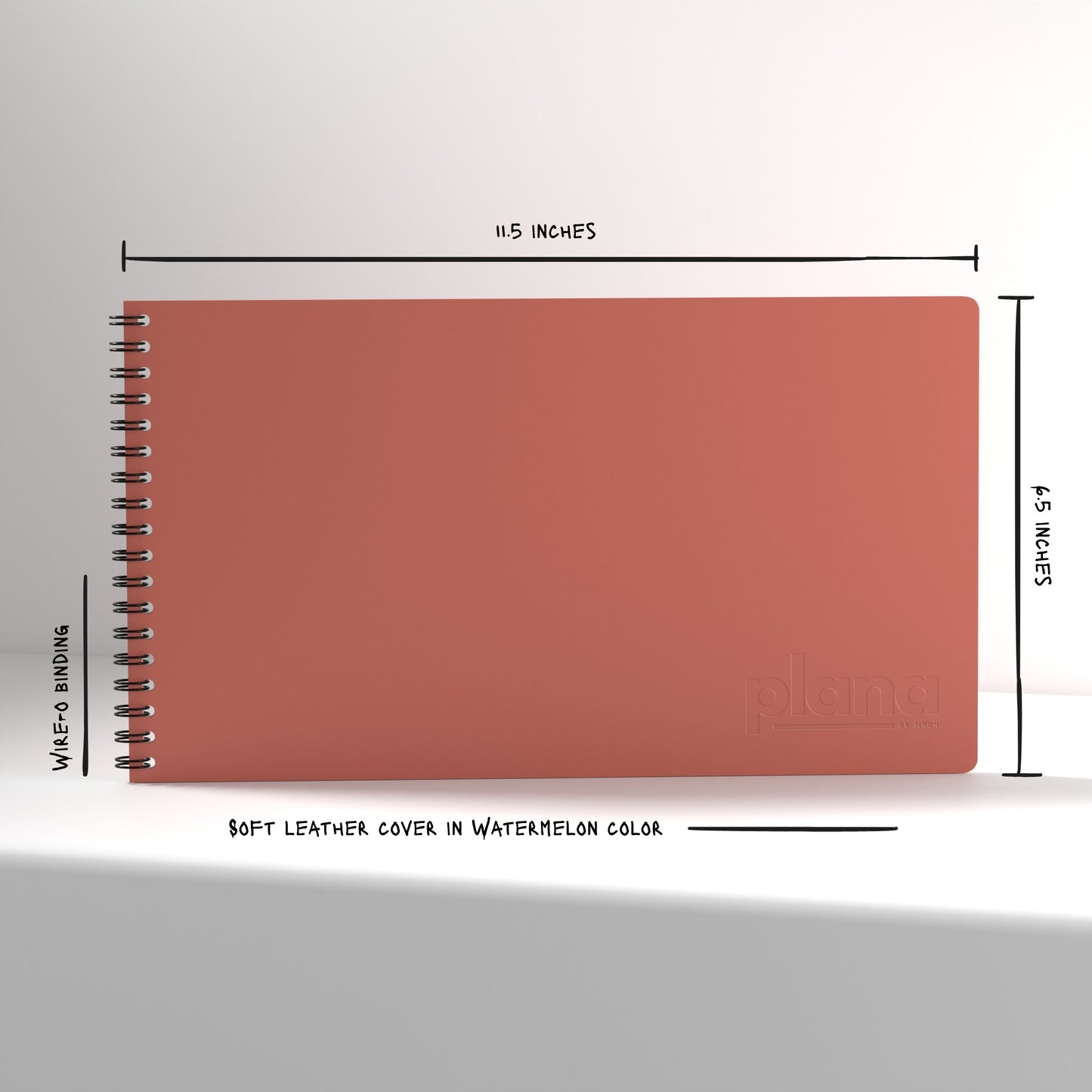 Plana Flex Watermelon with dimensions and material details on a white background